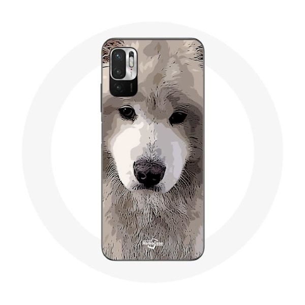 Coque - Xiaomi - Redmi Note 10 5G - Mjuk - Grå - Ras av hundar Grå
