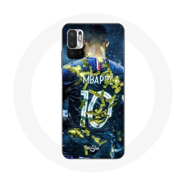 Cover til Xiaomi Redmi Note 10 5G Mbappé Fodbold