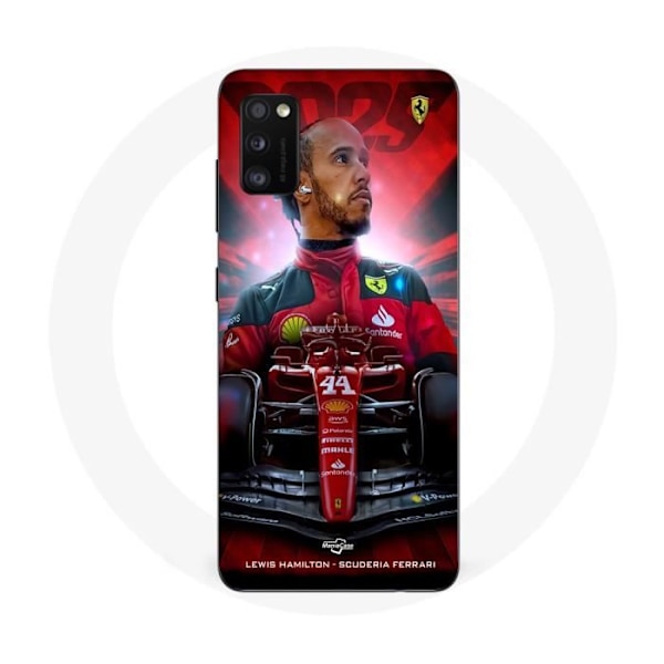 Coque Maniacase för Samsung Galaxy A41 Lewis Hamilton Ferrari officiell