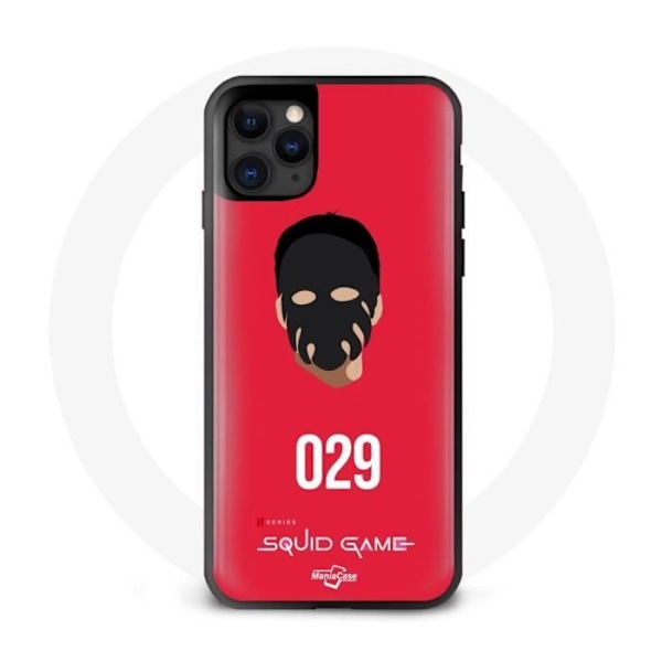 Coque - Maniacase - Iphone 12 Pro - Squid Game - Svart - Mjuk - Skydd Svart