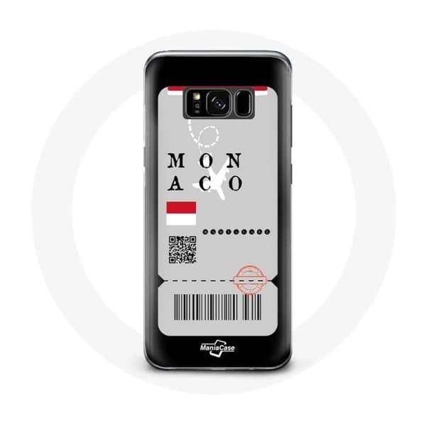 Coque - Samsung - Galaxy S8 - Blød - Flybillet Monaco - Beskyttelse