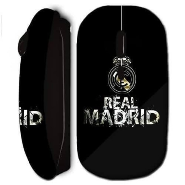 Trådlös mus - Real Madrid - Fotboll - Svart - Wifi USB nyckel - Kompatibel med Mac och PC