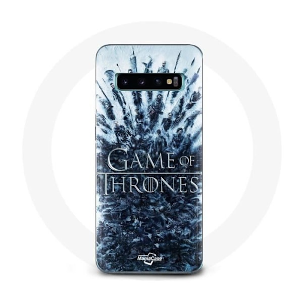 Coque - Game of Thrones - Samsung Galaxy S10 Plus - Rigide - Skydd - Grå Grå