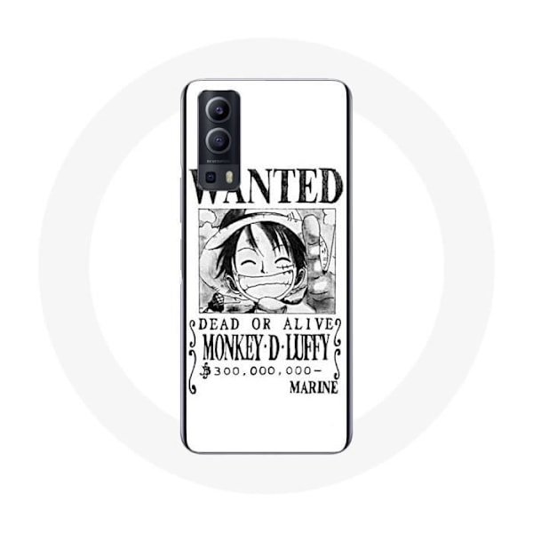 Coque Vivo Y72 Luffy One Piece Manga sökplakat Vit