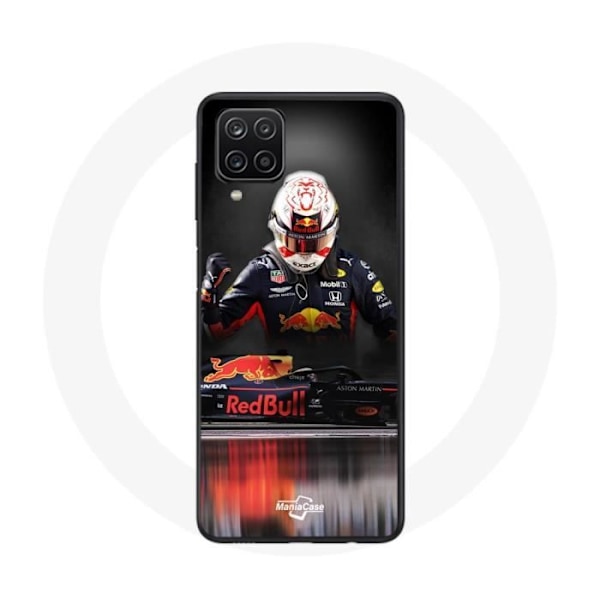 Coque maniacase för Samsung Galaxy A42 5G Formel 1 Max Verstappen F1-förare Red Bull RB15 Svart