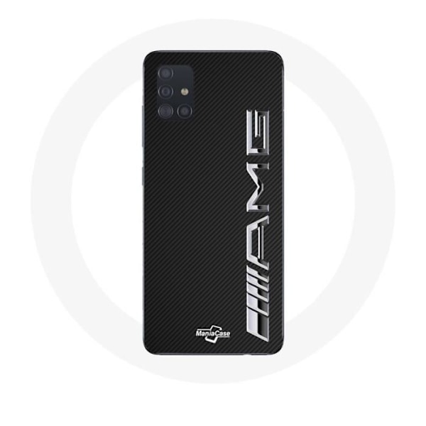 Coque för Samsung Galaxy A51 5G Amg Logotyp Kolfibertextur