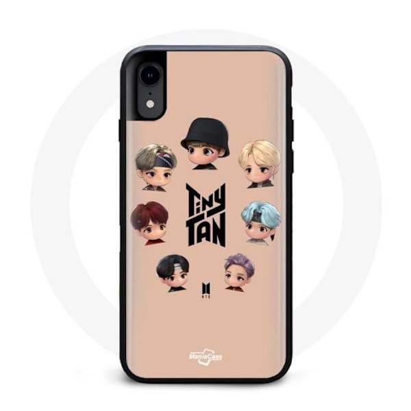 Coque för Iphone XS Max BTS TinyTAN Animation Affisch RM Jin Suga J-Hope Jimin V Och Jungkook