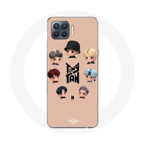Coque för Oppo A93 BTS TinyTAN Animation Affisch RM Jin Suga J-Hope Jimin V Och Jungkook