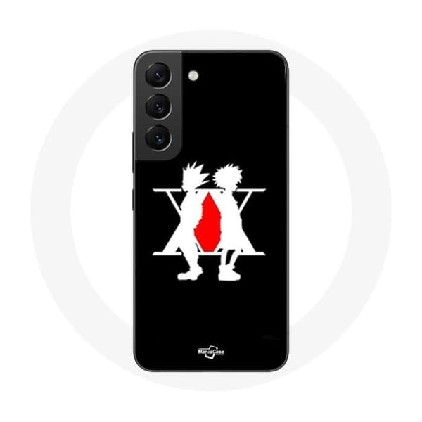 Cover til Samsung Galaxy S22 Hunter x Hunter Manga Logo Sort