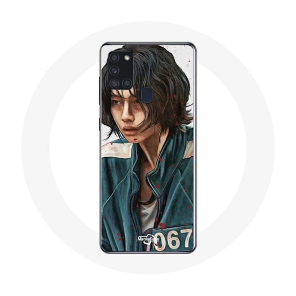Coque - Samsung - Galaxy A21S - Souple - Vit - Squid Game Kang Sae Byeok 067
