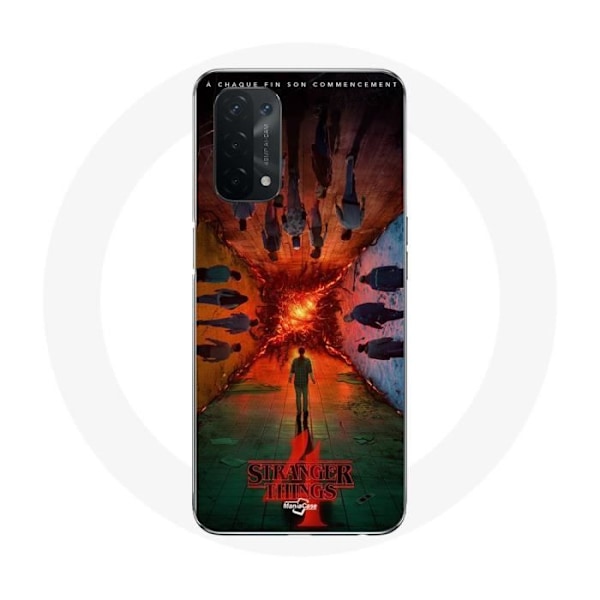 Coque för Oppo A54 5G Stranger Things Säsong 4 Affisch Utrustning från den Nya Teorin