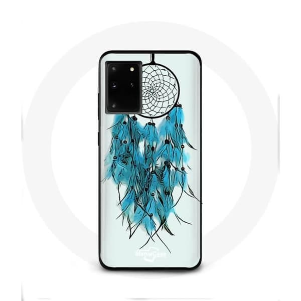 Coque - Samsung - Galaxy S11 Plus - Drømmefanger - Blød - Syntetisk Beskyttelse Blå vit