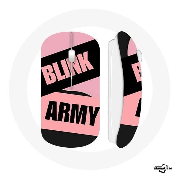 Trådlös Mus BTS ARMY Och Blackpink Blink Rose Noir