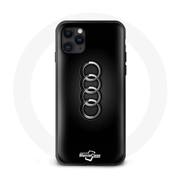 Coque - Audi - Iphone 13 pro - Sort - Fleksibel - Stødbeskyttelse