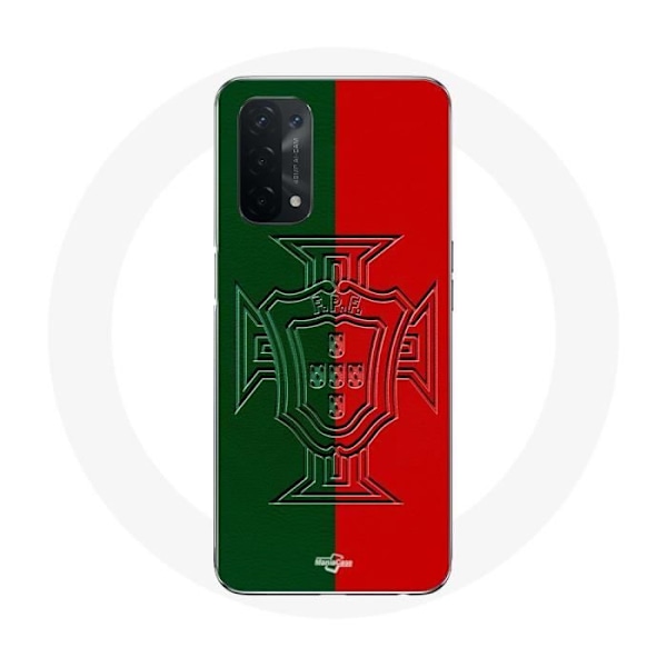 Coque för Oppo A74 5G med portugisisk logotyp i grönt och rött