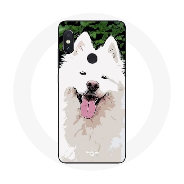 Coque - Xiaomi - Redmi Note 5 Pro - Flexibel - Vit - Samojedhund Vit