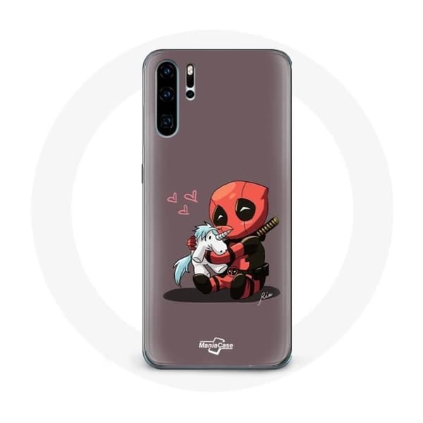 Coque för Huawei P30 DeadPool Unicorn Licorne