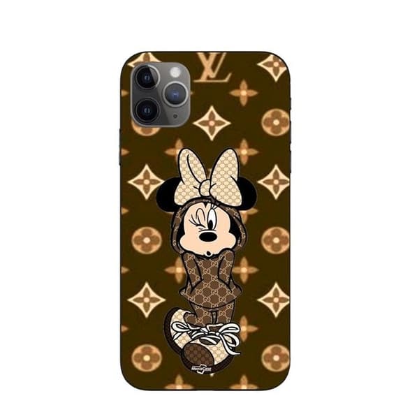 Coque Maniacase til Iphone 11 Pro Minnie Disney Lv brun svart