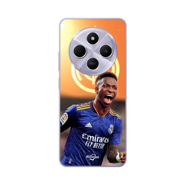 Coque Xiaomi Redmi 14C Vini JR Tapet Real Madrid Blå och gul Maniacase