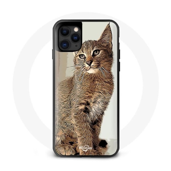 Iphone 12 Pro Fodral Siamesisk Katt Kaffe