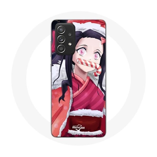 Mobilskal för Samsung Galaxy A33 5G Anime Demon Slayer Kamado Nezuko Juldagen 2023 - Maniacase