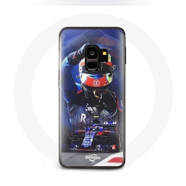 Skydd för Samsung Galaxy S9 Plus Formel 1 Pierre Gasly F1-förare Röd Blå