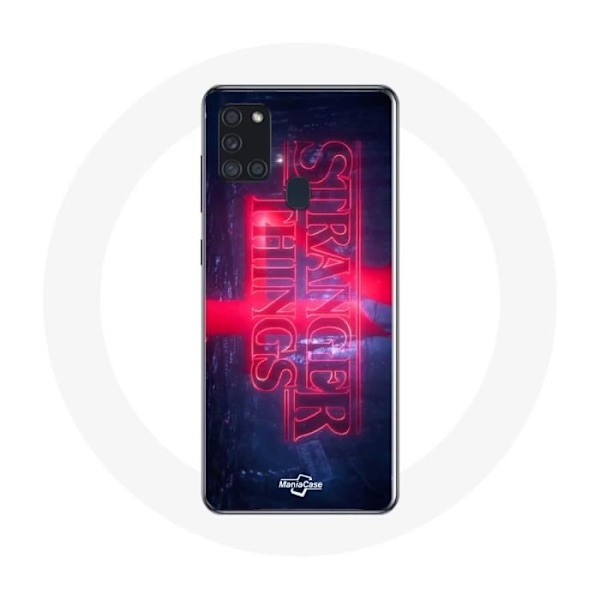 Coque för Samsung Galaxy A21S Stranger Things-logotyp Transparent Säsong 4 Trailer 2022