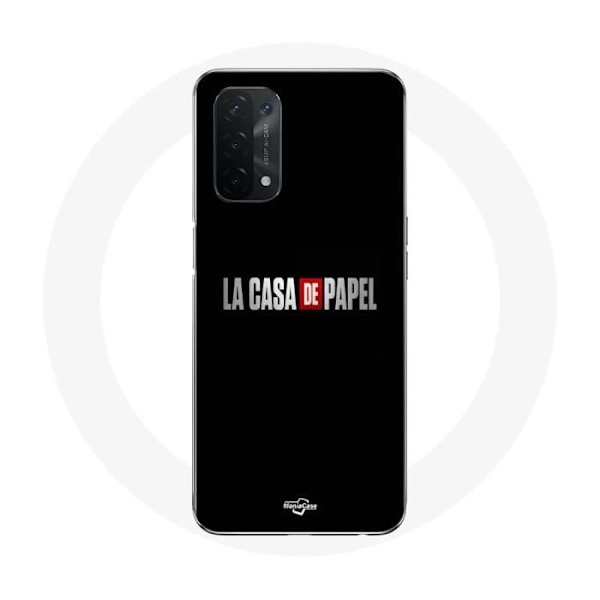 Coque - La casa de papel - Oppo A74 - Mjukt - Svart - Syntetiskt skydd