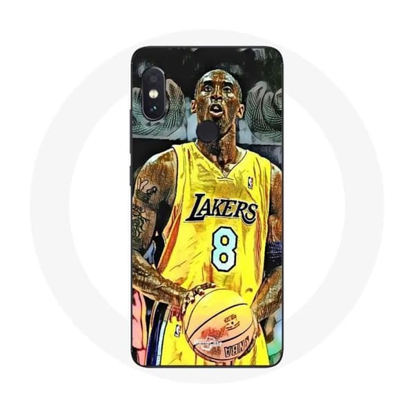 Coque - NBA - Xiaomi Redmi Note 5 Pro - Kobe Bryant Dunk - Musta - Kovaa Svart