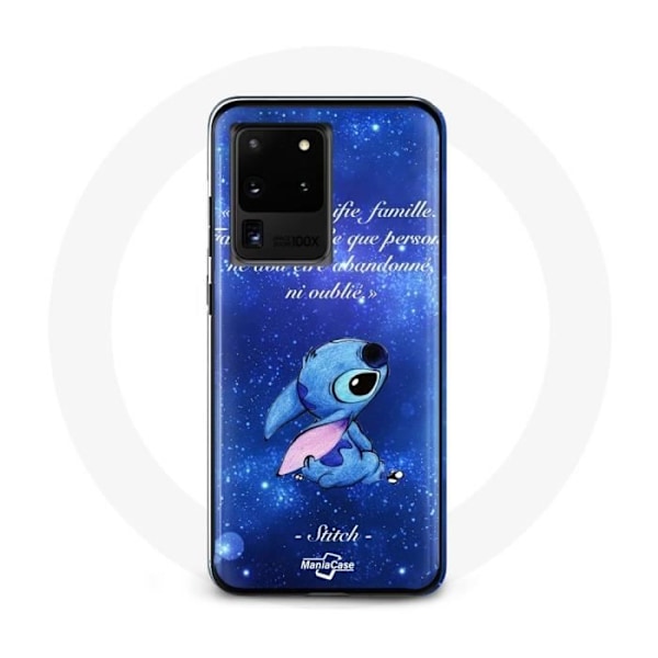 Coque - Stitch - Samsung Galaxy S20 Ultra - Mjuk - Skydd - Blå