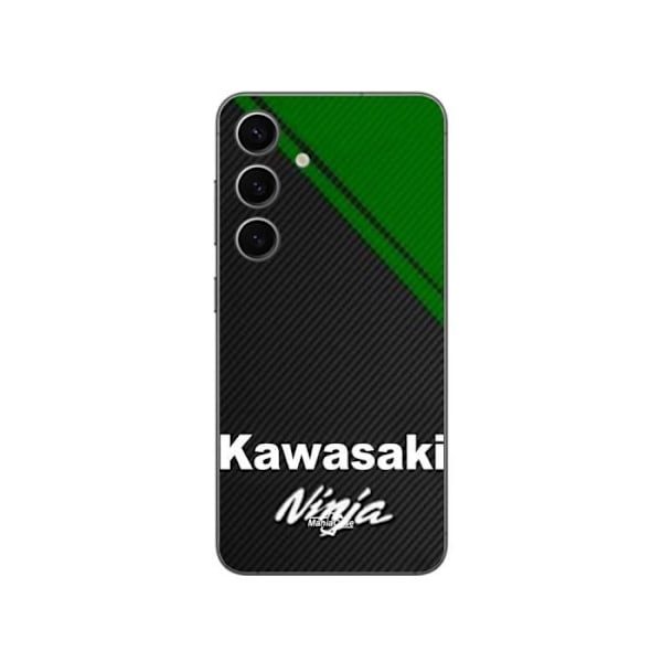 Coque - Kawasaki - Galaxy S24 - Mjuk - Svart - Ninja Moto Logotyp