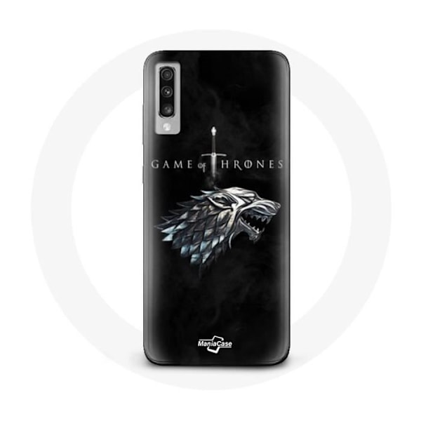 Coque för Samsung Galaxy A50 Game of Thrones Säsong 8 Järntronen Stark-huset Logotyp Vintern