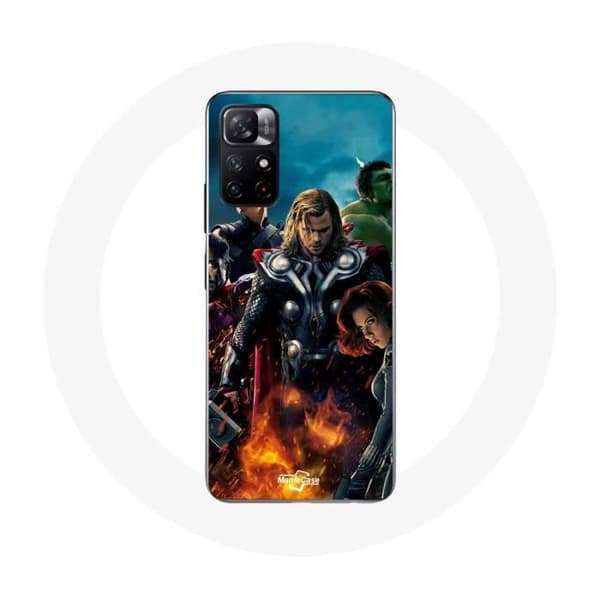 Coque - Xiaomi - Redmi Note 11s 5G - Mjuk - Vit - Avengers