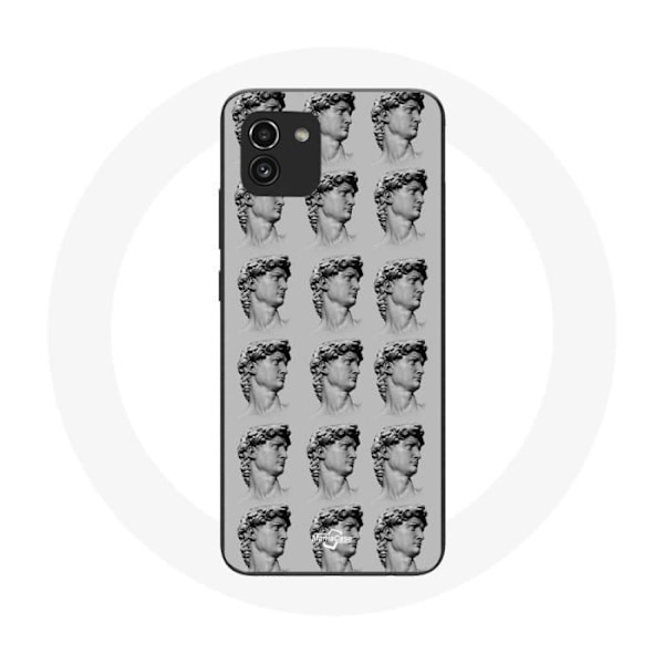 Coque för Samsung Galaxy A03 Staty fond grå
