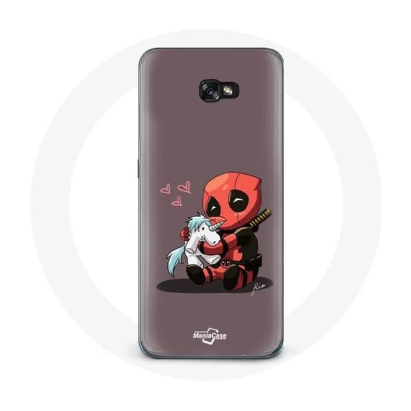 Coque pour samsung galaxy A5 2017 DeadPool Unicorn Licorne