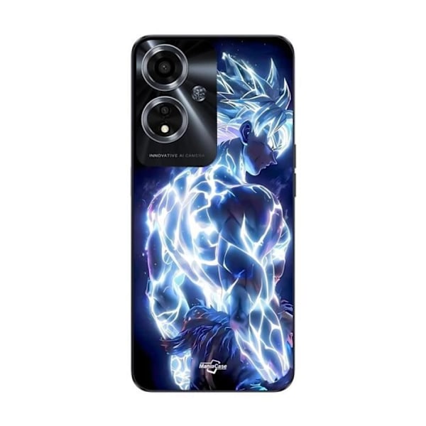 Skydd till Oppo A59 5G Dragon Ball Z Goku Ultra Instinct glänsande Maniacase