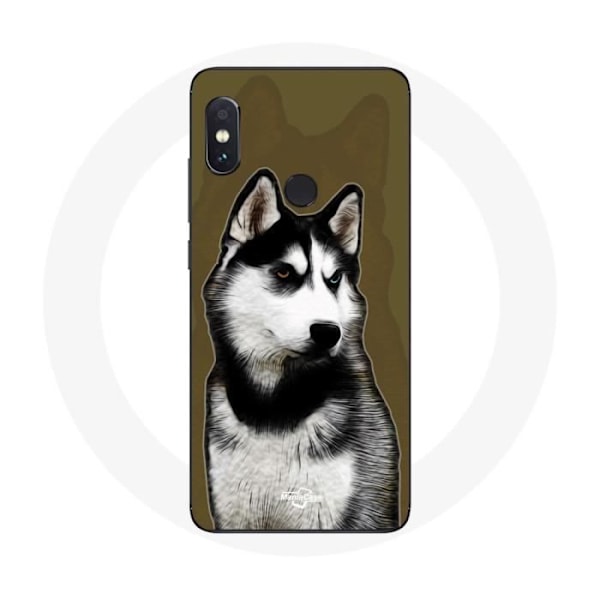 Skyddande fodral för Xiaomi Redmi Note 5 AI Dual Camera Siberian Husky