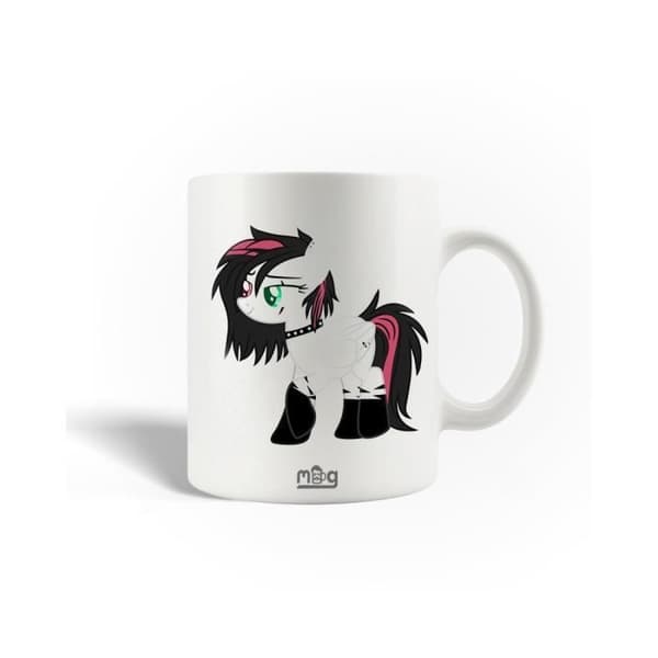 Mugg - MANIACASE - Emo Pony - Keramik - Rosa - 30cl - Diskmaskinssäker