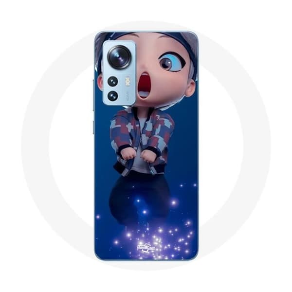Coque Xiaomi Mi 12 / 12X BTS TinyTAN - Animaatio V Mic Drop