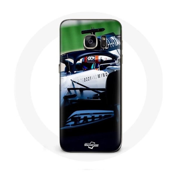 Coque för Samsung Galaxy S6 edge Formel 1 Pierre Gasly F1-förare Vit