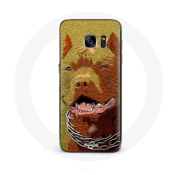 Fodral för Samsung Galaxy S6 Edge American Pit Bull Terrier