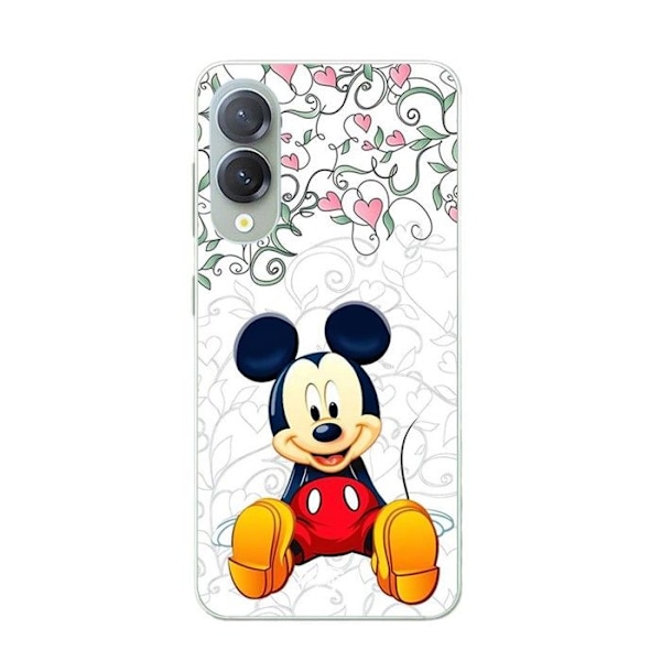 Telefonfodral - Mickey Mouse - Samsung Galaxy S25 Edge - Silikón - Svart - Tecknad Svart