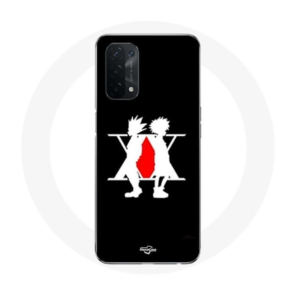 Coque - Hunter x Hunter - Oppo A54 5G - Mjuk - Svart - Manga Logotyp Svart