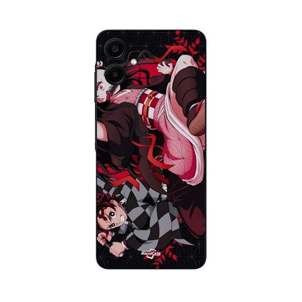 Mobilskal - Maniacase - Samsung Galaxy A06 - Silikon - Svart - Demon Slayer Svart