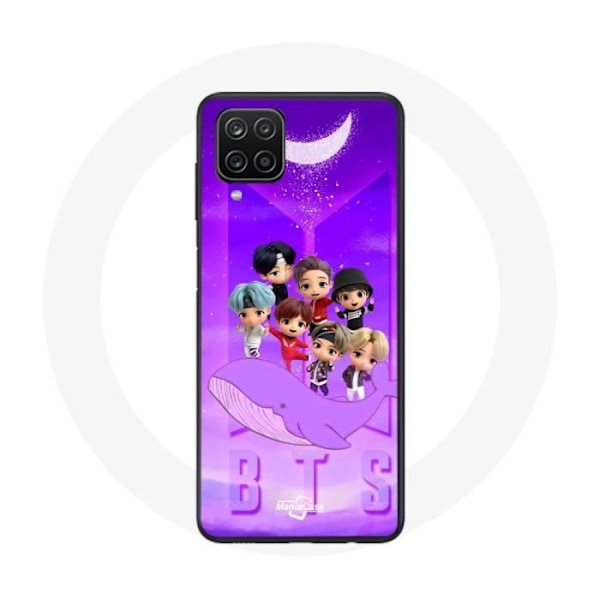 Coque för Samsung Galaxy A12 BTS TinyTAN Animation Affisch RM Jin Suga J-Hope Jimin Jungkook Och V Z