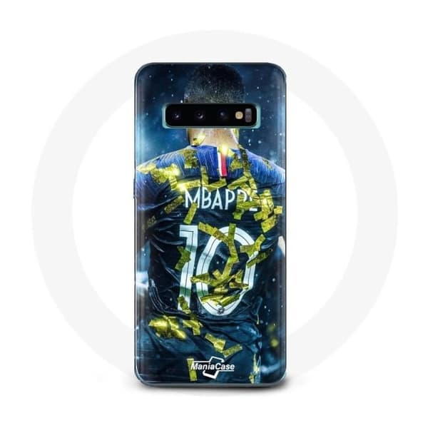 Coque pour Samsung Galaxy S10 Mbappé Foot