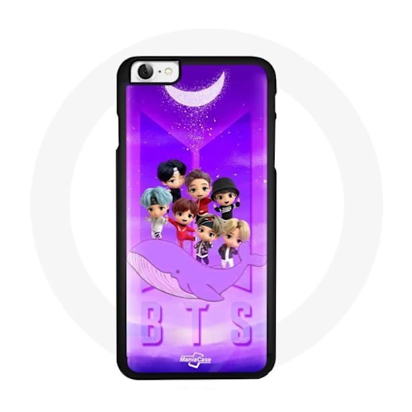 Coque för Iphone 7 BTS TinyTAN Animation Affisch RM Jin Suga J-Hope Jimin Jungkook Och V Zero O’Clock