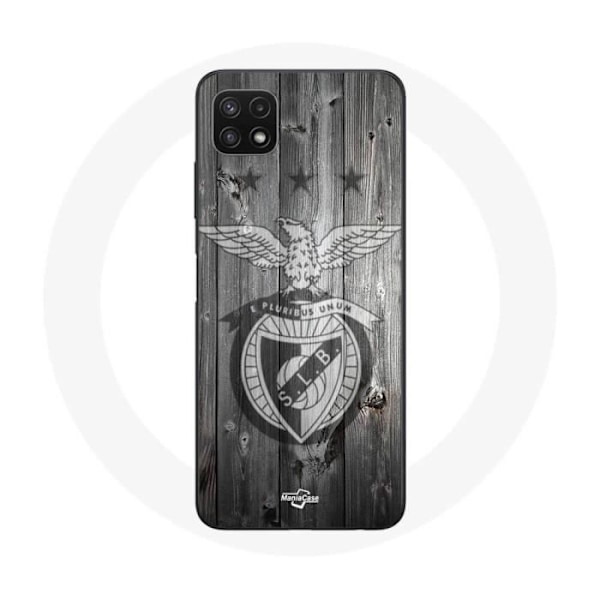 Coque - maniacase - Samsung Galaxy A22 5G - Mjuk - Skydd - slb benfica grå bakgrund Svart