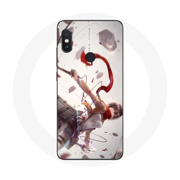 Coque pour Xiaomi Redmi Note 5 Pro Mikasa Ackerman Attack on Titan Manga