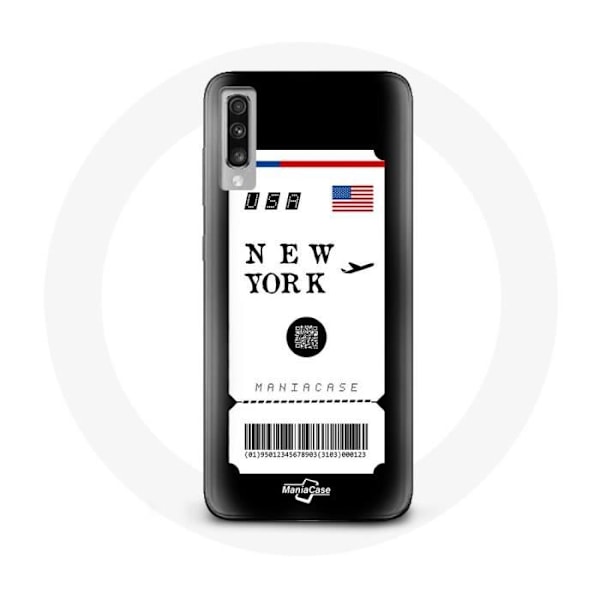Coque för Samsung Galaxy A50 Flygbiljett new york